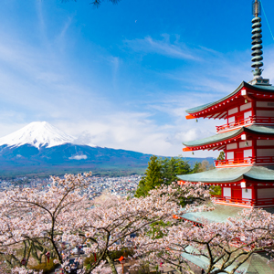富士山の神社：山梨県側